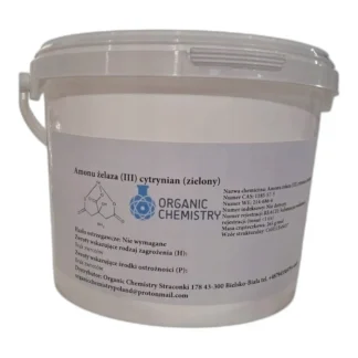Amonu Żelaza (Iii) Cytrynian Zielony 1Kg — CAS 1185-57-5 — C6H11FeNO7+3 — odczynnik chemiczny