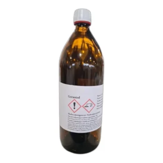 Geraniol 99,9% 1 Litr – Czysty Odczynnik Do Prac L — CAS 106-24-1 — C10H18O — odczynnik chemiczny