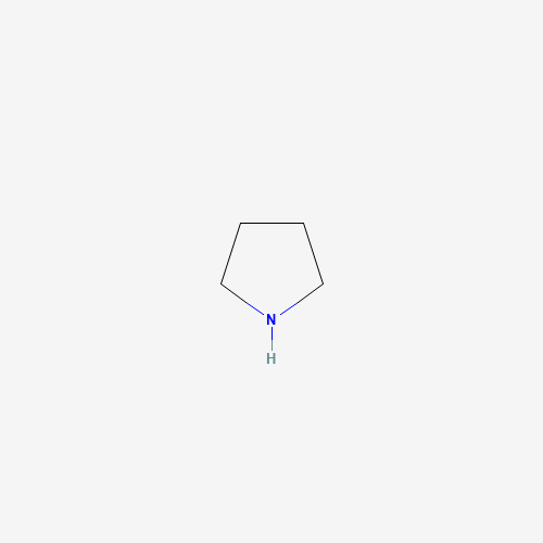 Szkielet 2D Pirolidyna 99%, CAS 123-75-1, wzór C4H9N